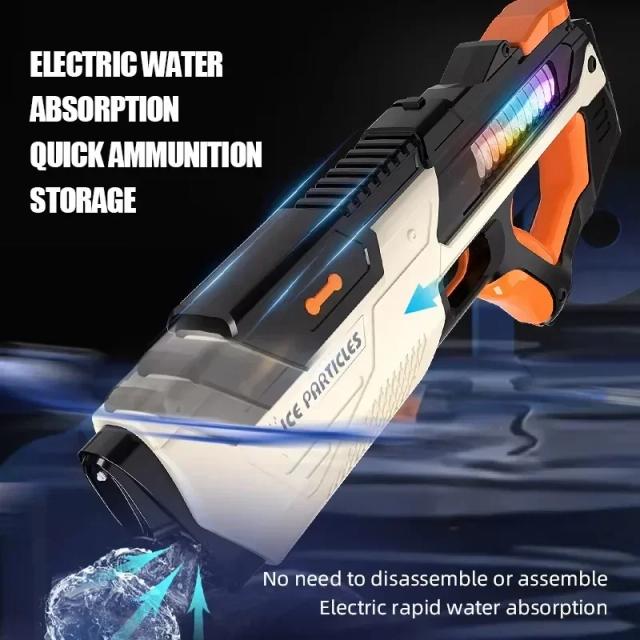 Pistola de Água Elétrica Automática Portátil para Crianças e Verão