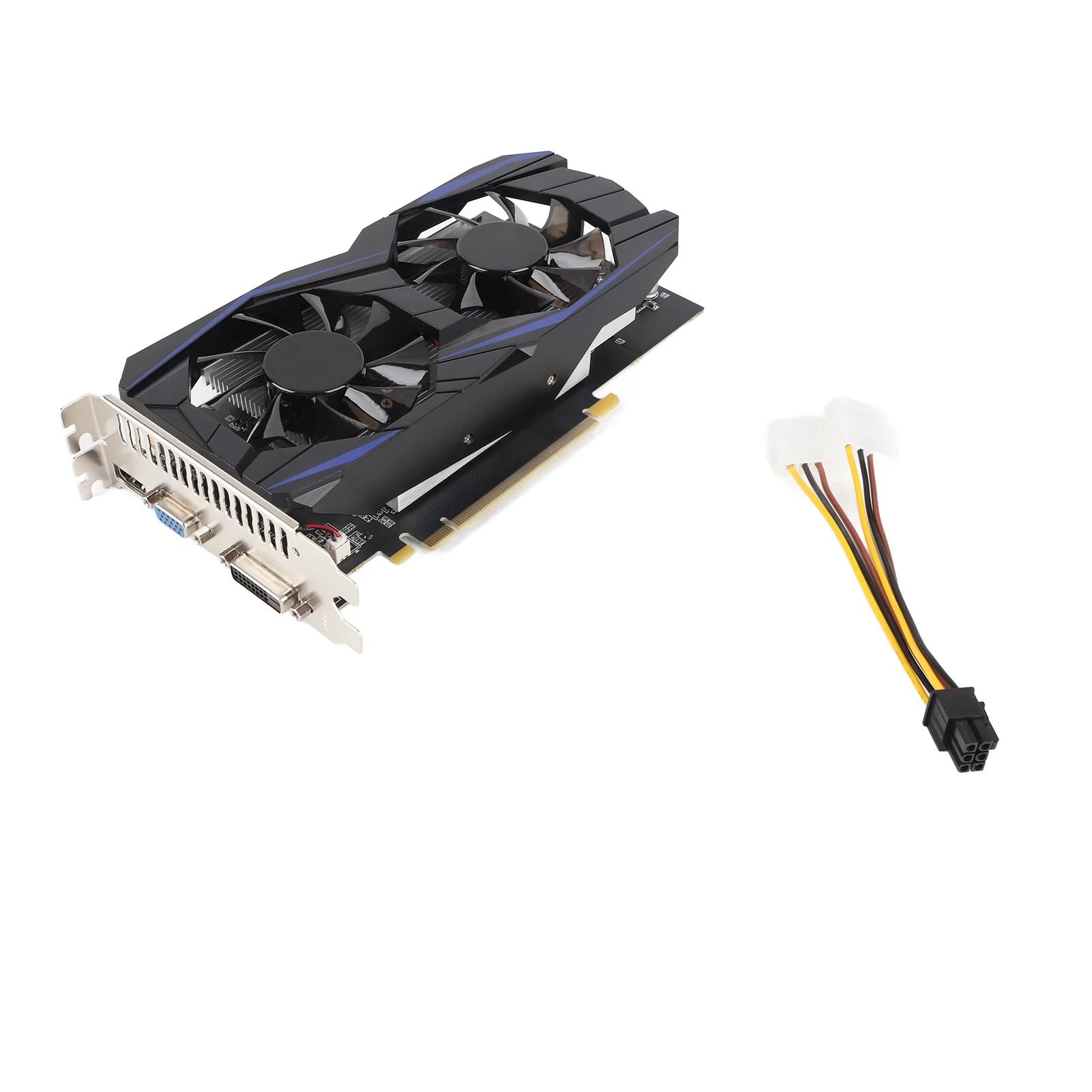 Placa gráfica de computador para jogos, display estéreo 3d 192bit, ventilador duplo gddr5 gtx550ti 6gb 2560x1600 para negócios - Image 1