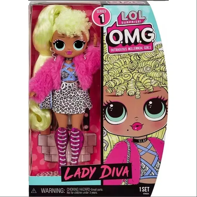 L. O. l. Surpresa! OMG Fashion Doll com Cabelo Comprido, Vestir Big Sister, Requintado Girl Gift Box Set, Presente de brinquedo de aniversário - Image 1