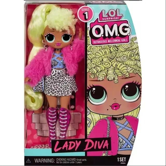 L.O.L. Surprise! OMG Fashion Doll Long Hair Dress Up Big Sister Gift Box Set Toy Birthday Gift
