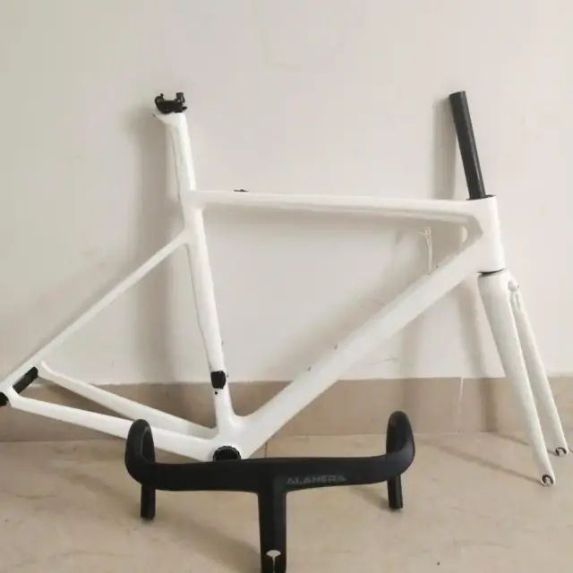 Pintura V3Rs Quadro de Bicicleta de Carbono Branco Monocromático 2023