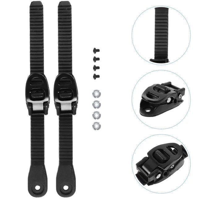 Correias de Patinação com Fivela Universal 2 Conjuntos