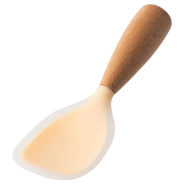 Colher de Silicone Antiaderente Anti-Escaldante Resistente a Altas Temperaturas - 1 Peça