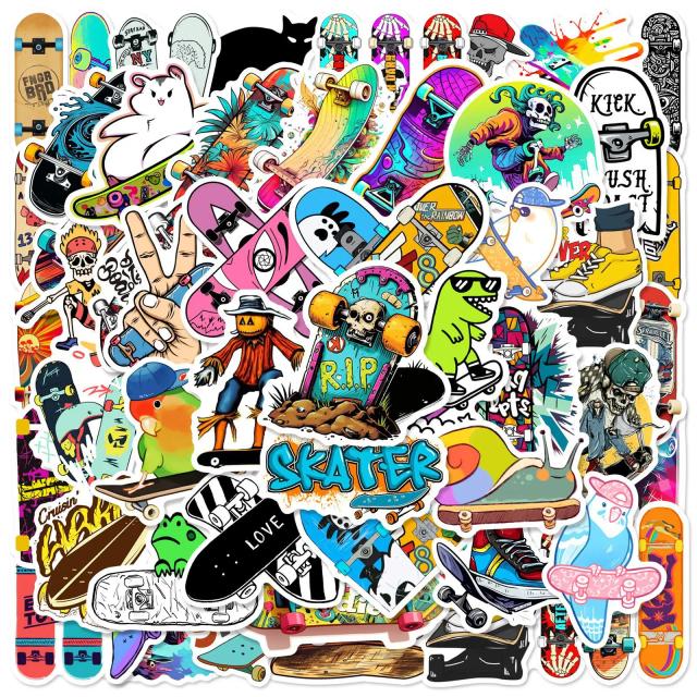 Adesivos Graffiti Skater para DIY Telefone, Mala e Moto - 10/25/50 Peças