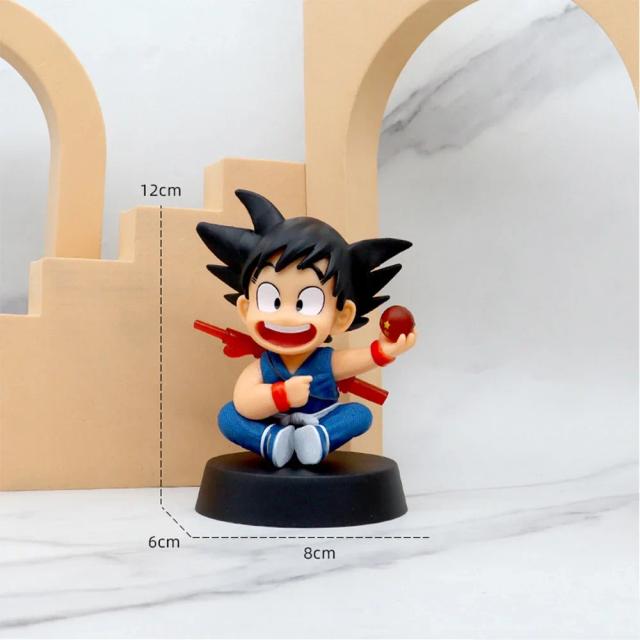 Figura Dragon Ball Z Goku Boneca Colecionável PVC 8-14cm