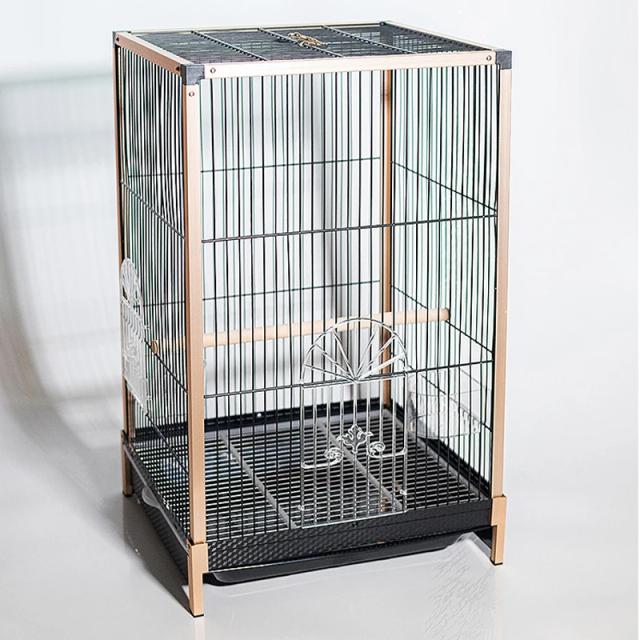Gaiola de Papagaio Portátil de Luxo Multifuncional em Metal para Reprodução e Conforto de Pássaros de Estimação