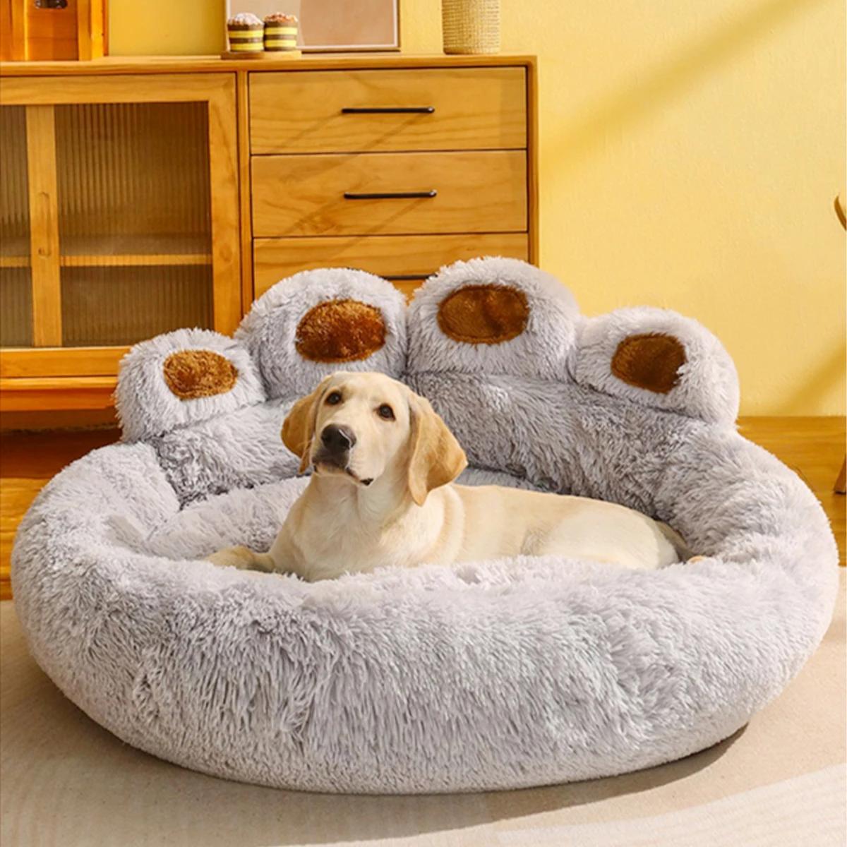 Lits canapés pour chiens de petite taille, accessoires chauds, tapis de lit pour grands chiens, niche pour animaux de compagnie, doux, lavable, panier moyen pour chiots, fournitures pour chats - Image 1