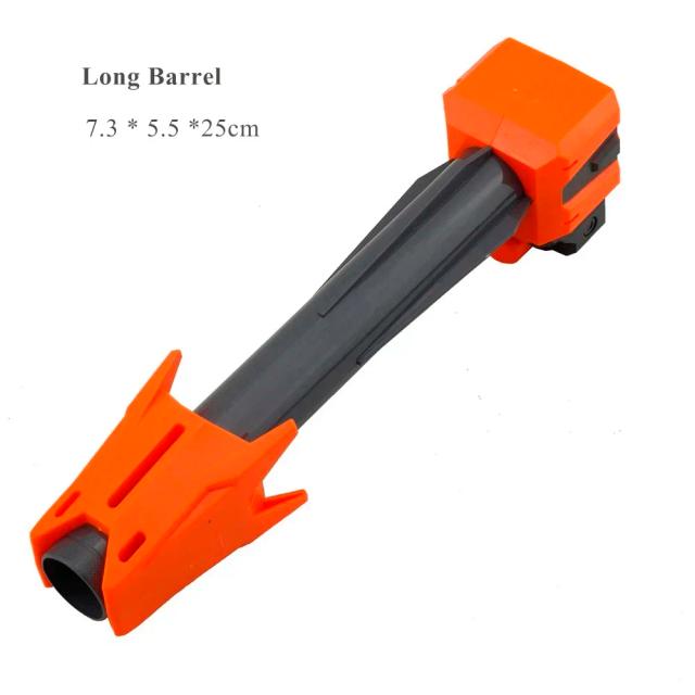 Acessórios Nerf N-Strike Elite Series Silenciador, Estoque de Cauda e Lanterna