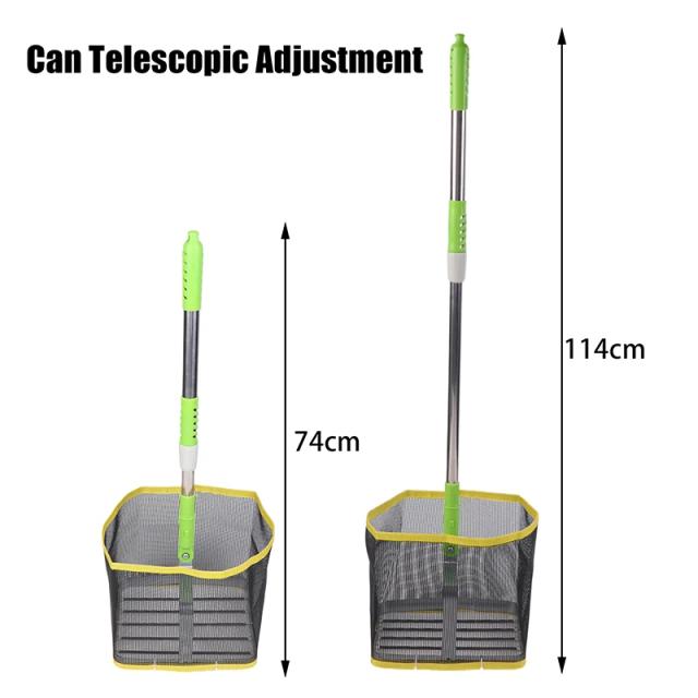 Coletor de Bolas de Tênis de Mesa Ajustável 180° Telescópico