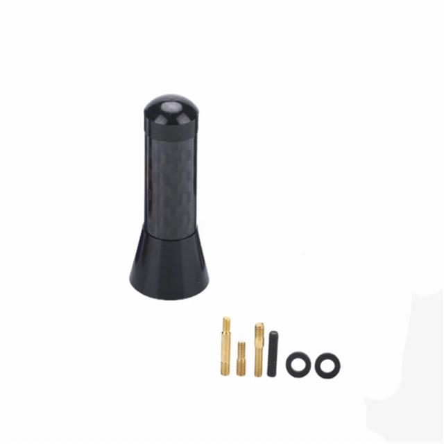 Antena de Carro Fibra de Carbono 3.5cm para Sinal AM/FM