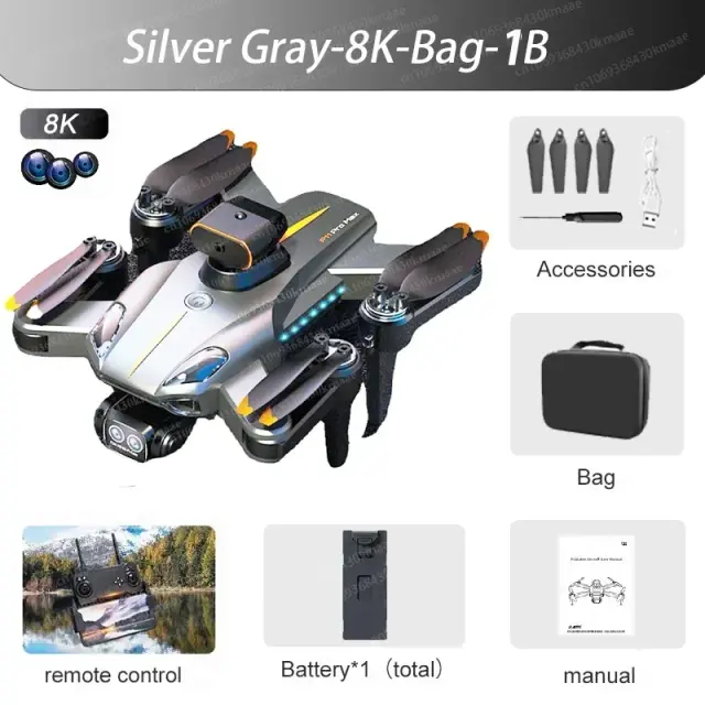 P11 Pro Max Drone 8K 5G GPS Profissional Fotografia Aérea 10000M Alcance