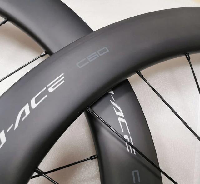 Rodas de Gravel Clincher de Carbono 700C - 36/30/28mm Largura - 50/55/60mm Profundidade - Cubo Cerâmico 36T