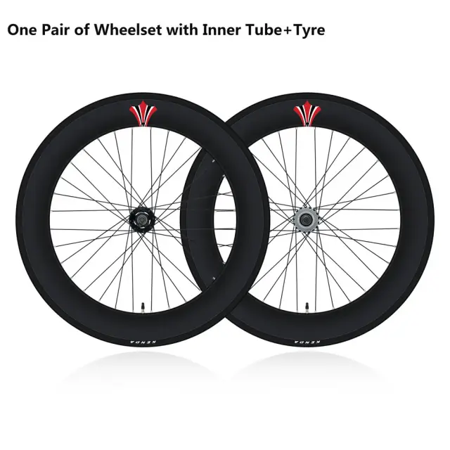 Rodas de Bicicleta Fixa 700c 70mm Liga de Alumínio Flip-Flop 36H