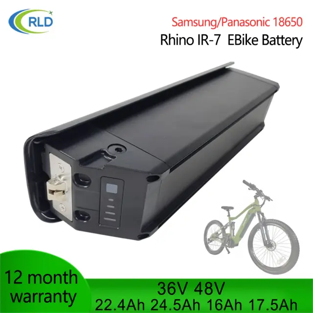 Reention Bateria E-bike Rhino-7 48V/52V 15Ah/17.5Ah Li-ion para LX500 Tor Plus Series