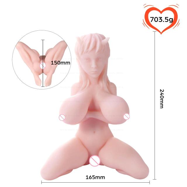 NC-140 Boneca Sexo Silicone Realista Peito Grande Vagina Anus Brinquedo para Homem