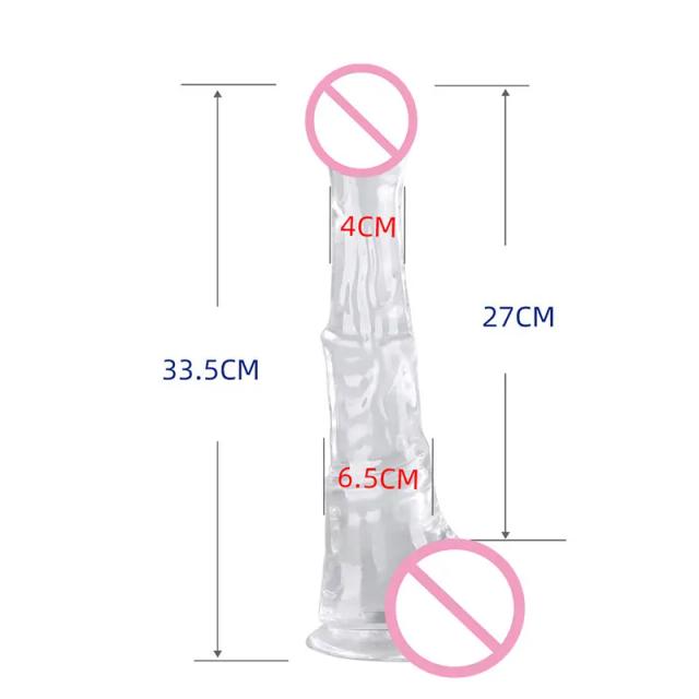 Dildo Cavalo Gigante 30cm - Próstata e Massagem Anal