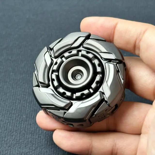EDC Fidget Sliders Armadura Aberta Spinning Top Brinquedo Anti-Stress Magnético 150g