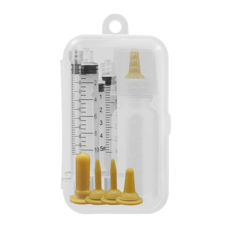 Pet Bottle Kit com bico de silicone, Chupeta para alimentação de medicamentos, Hamster, cachorro, gatos, suprimentos para bebês - Image 1