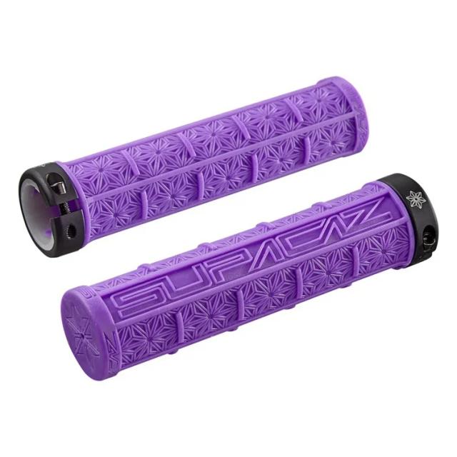 Supacaz Grips Margarida Silicone Mountain Bike Guidão Bloqueio Absorvente 130mm