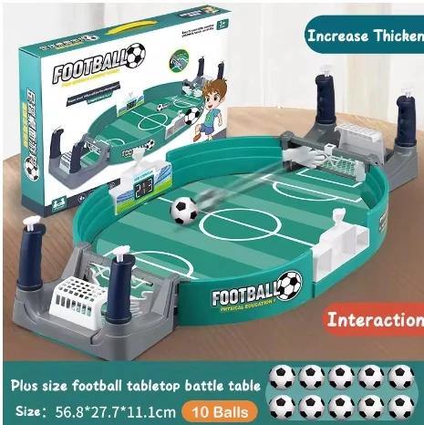 Jogo de Mesa Futebol Portátil para Festas Familiares e Crianças