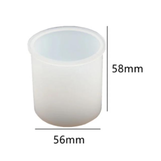 Molde De Silicone Epóxi para Castiçal Aromaterapia Vela Bandeja Espelho Grande Médio e Pequeno