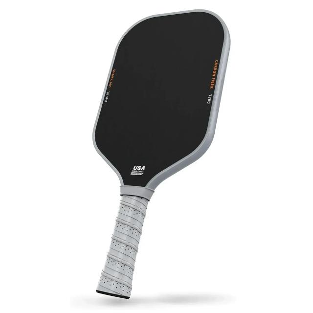 T700 Thermofrmed Unibody Raw Fibra de Carbono Pickleball Paddle Superfície de Fricção de Carbono SpinTextuurado Maior de Potência Aprovado pela USAPA