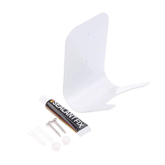 Cabide de Parede para Guitarra e Skate - Aço Carbono - Preto/Branco