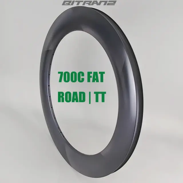 Aro de Bicicleta 700c Carbono 34mm Clincher 40mm Profundidade UD