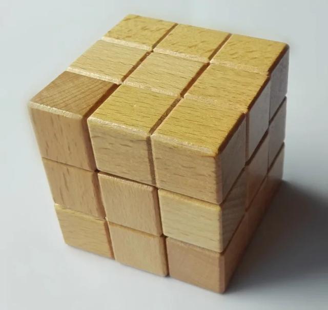 Brinquedo Madeira Soma Cube Montessori Puzzle Educacional 1 Unidade