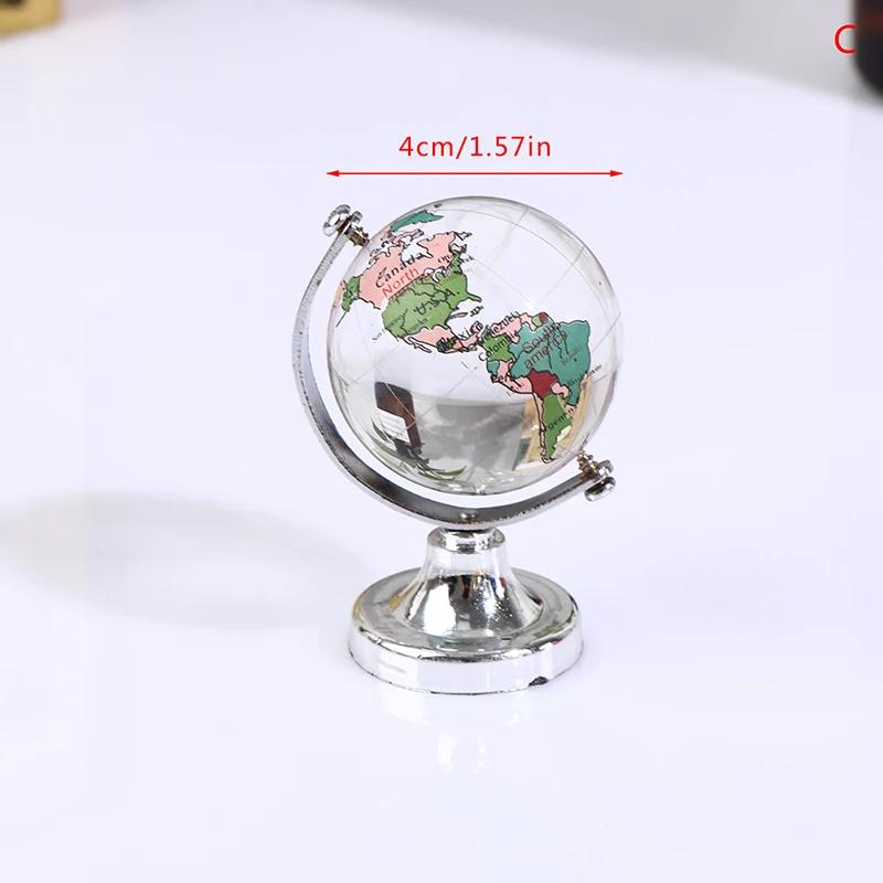 Mini Esfera de Cristal Artificial Globo de Terra Redonda Delicado Practicalfor Office, Home Desk Decoration, Ornamento Educacional - Image 1