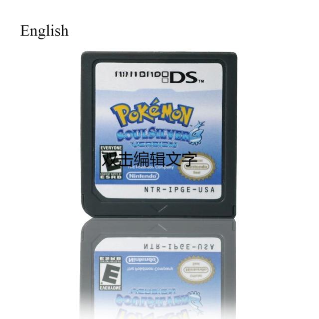 Cartucho de Jogo NDS Pokémon Branco 2 Alma Silver Heart Gold Pearl Diamond Black 2 - Espanhol