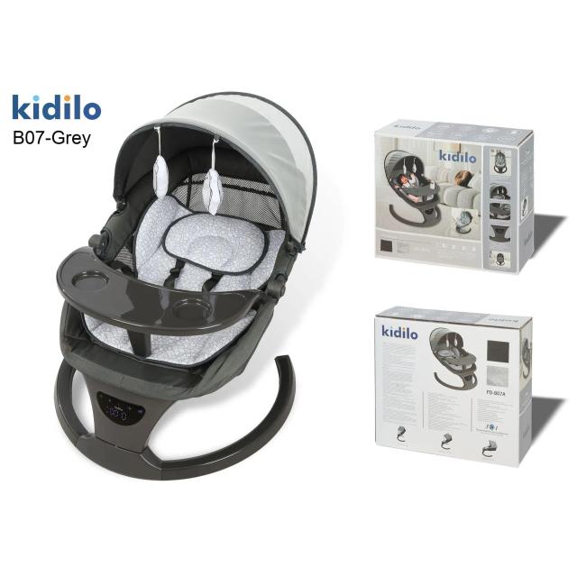 Yiluo Cadeira de Balanço Elétrica para Bebês 0-12 Meses Multifuncional