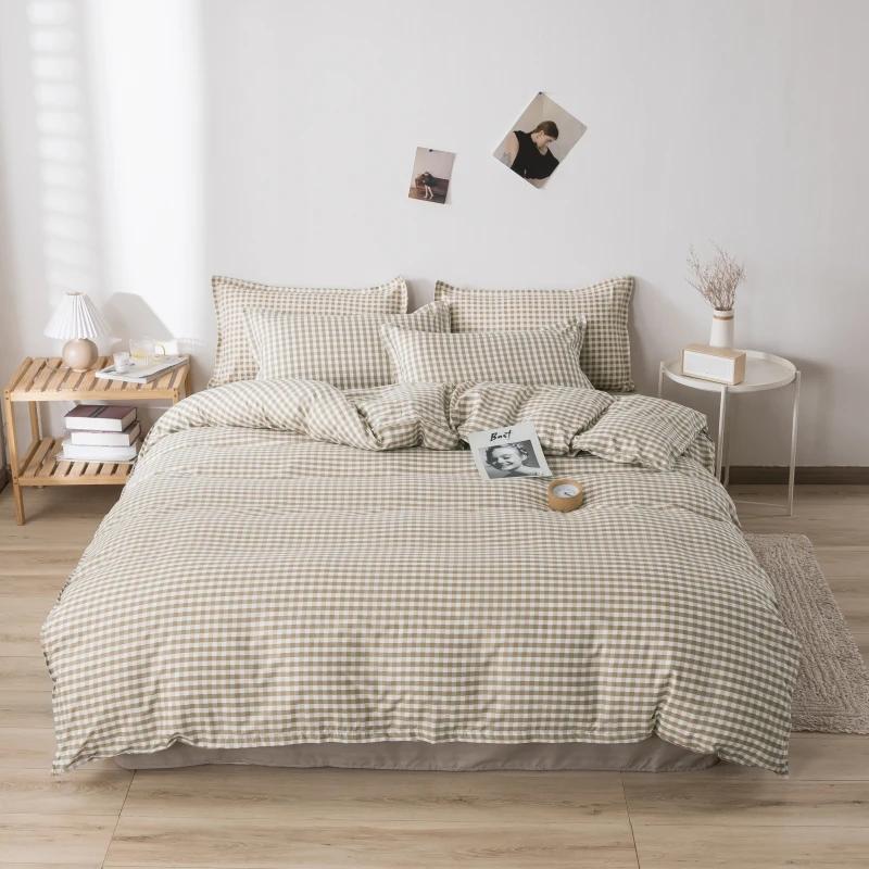 Conjunto de capa de edredão com lençóis impresso consolador conjunto de cama para capa de cama de casal conjunto de edredão único/queen/king size - Image 1