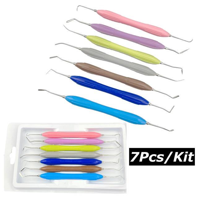 Kit de Enchimento de Resina Dentária 7 Peças Alta Precisão