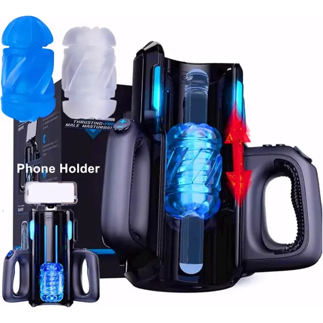 Agulhamento-pro Copo de Masturbação Automático Telescópico Masculino Handsfree 1 unidade