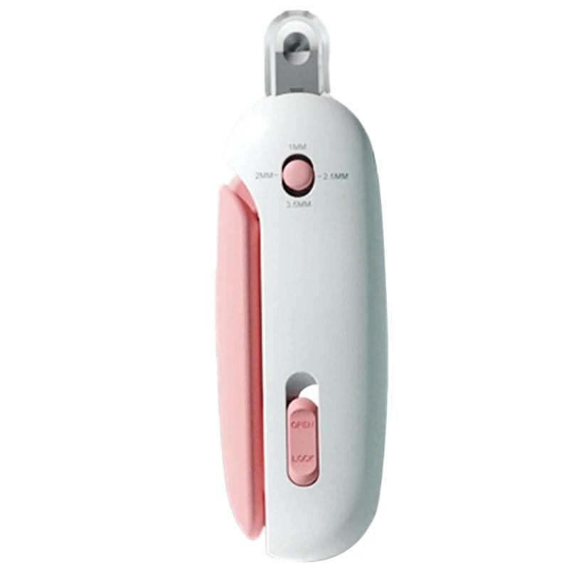 Aparador unhas para cães com lixa arranhões, luz LED, suprimentos para cuidados com cães B03E - Image 1