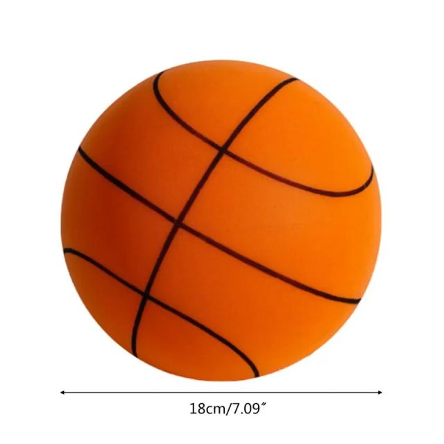 Bola de Basquete de Espuma Silenciosa 18cm para Crianças