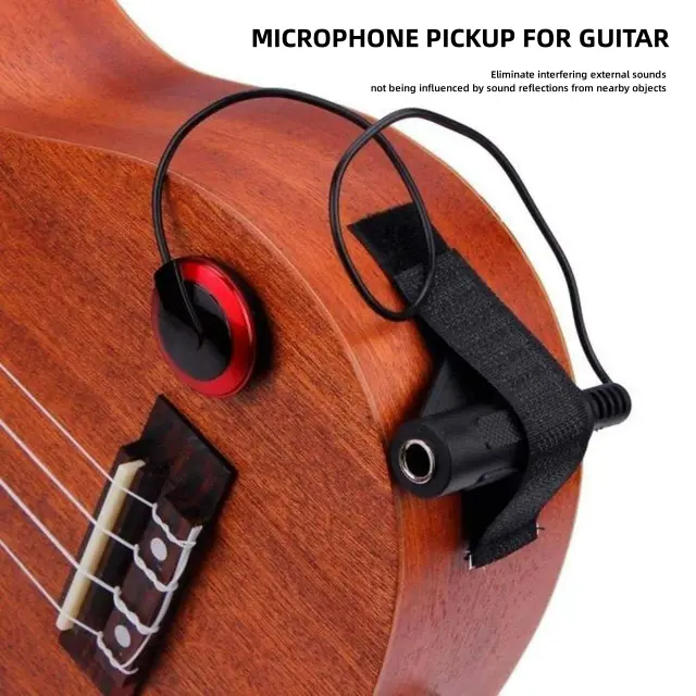 Captador de Guitarra Acústica Piezo Profissional para Guitarra, Ukulele, Banjo, Kalimba, Harpa 1 Unidade