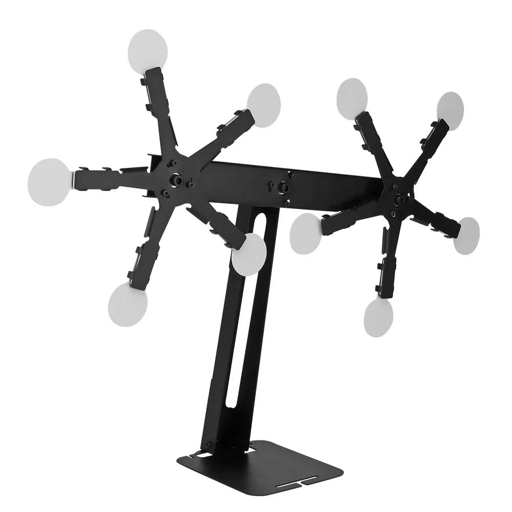 Treinamento tático Tiro Alvo, Heavy Duty Alloy Swing Stand, Alvo Braço 5 Star Target, Acessórios de caça ao ar livre Paintball - Image 1