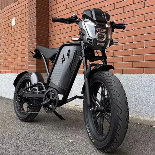 Bicicleta Elétrica Off-Road Fat Tire 2000W Bateria de Lítio 48V 20Ah