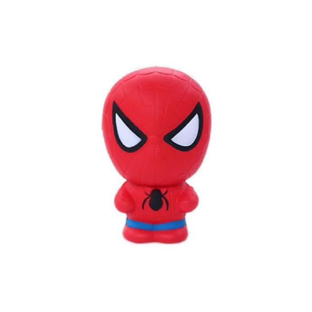 Marvel Figura Spiderman Brinquedo Kawaii Lento Rebote Alívio de Estresse