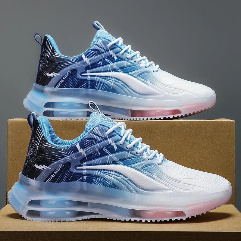 Tênis de Basquete Masculino Moderno, com Amortecimento a Ar, Confortável e Antiderrapante, Respirável e Absorvente de Impacto, Ideal para Atividades ao Ar Livre Masculinas - Image 1