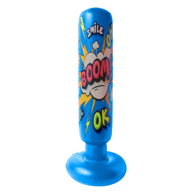 Saco de Boxe Inflável Copo 120cm PVC para Crianças Liberação de Estresse