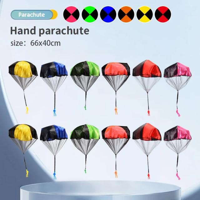 Brinquedo Pára-quedas Divertido 6/12 Peças - Diversão ao Ar Livre Sem Emaranhados