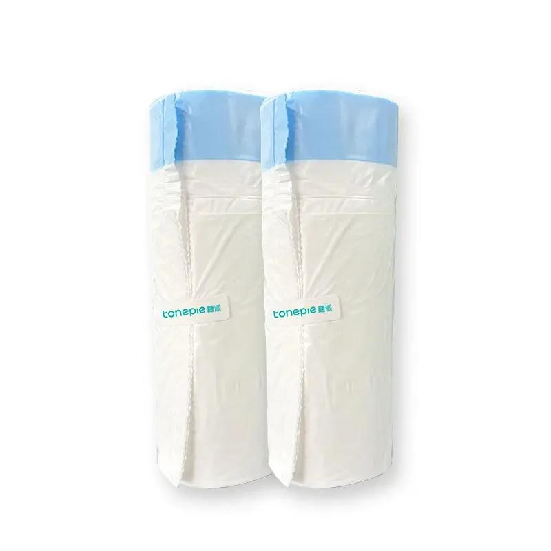 Saco de lixo caixa de areia de gato original 1 rolo 15 peças sacos para tonepie pet gato automático caixa de areia suprimentos para animais de estimação - Image 1