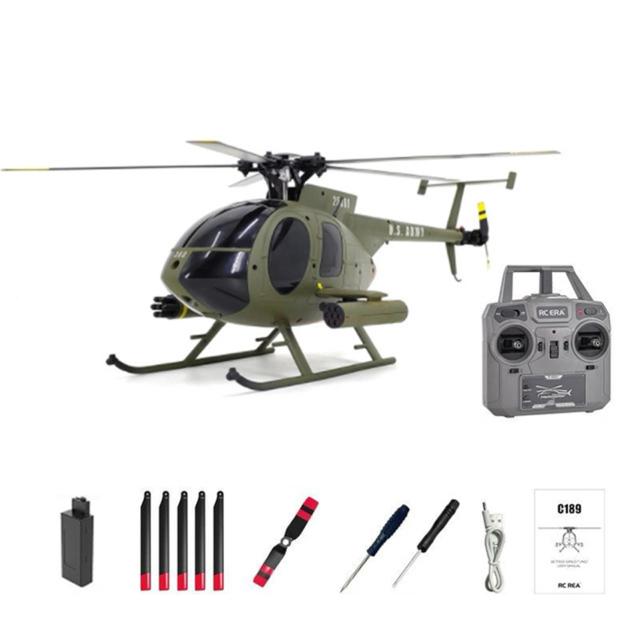 1/28 RC ERA C189 Helicóptero 4 Canais Simulação Pássaro MD500 Drone Modelo