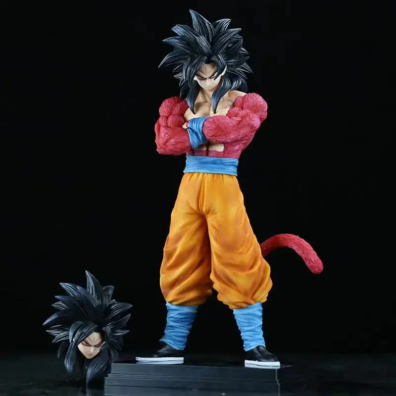 Dragon Ball Figura Super Saiyan 4 Vegeta Figura Ssj4 Vegeta Figuras de ação Goku Pvc Estátua Coleção Modelo Brinquedos Presentes - Image 1