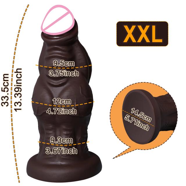 Dildos Anais Gigantes 63-95mm Silicone Realista Plug Anal Consolador 18+