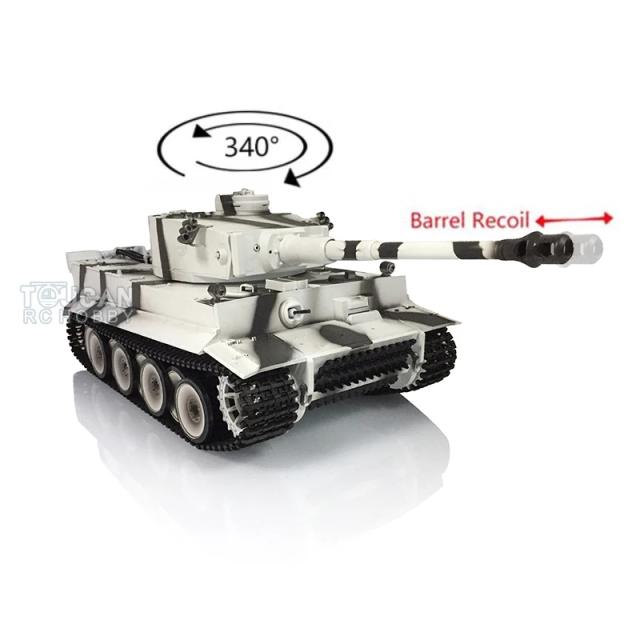 Heng Long Tanque Alemão Tigre I 1/16 3818 Controle Rádio Barril Recuo BB Airsoft Fumaça