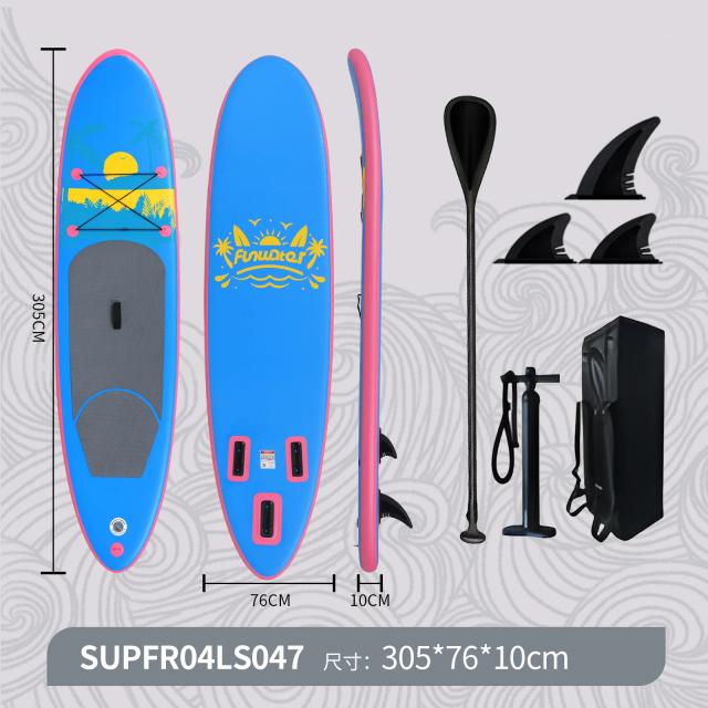 Prancha de Surf Inflável Sup Standing Paddle Board 10'6" PVC Racing Board